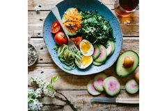 Clean eating bowl with egg